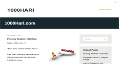 Desktop Screenshot of 1000hari.com